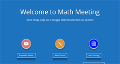 Desktop Screenshot of mathmeeting.com